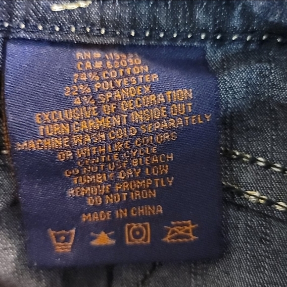 Dereon by Beyonce's Skinny Stretchy Low Rise Denim Blue Jeans in Size 2 - Picture 8 of 16